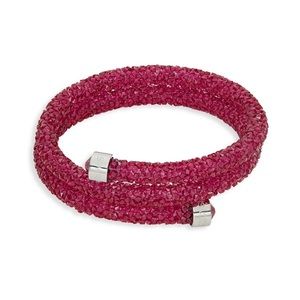 Swarovski Crystaldust Double Bangle Bracelet
